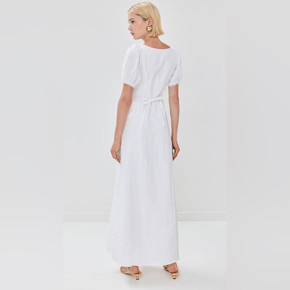 reformation Cherise Linen Dress - Picture 3 of 6